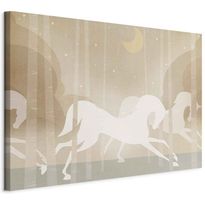 Taulu Artgeist Moon Horses - Horses Galloping Among Trees on a Starry Night, eri vaihtoehtoja