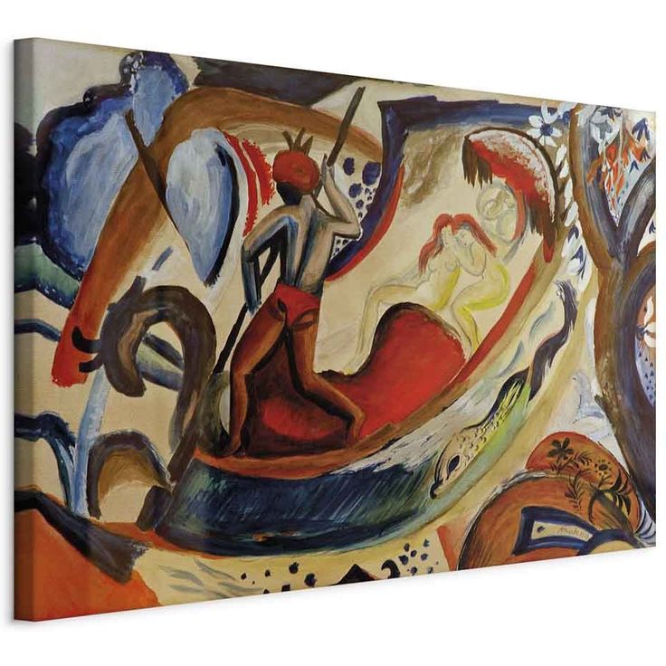 CONFIGURABLE PÄÄTUOTE - Taulu - Nackte Mädchen in der Barke (August Macke) 44332