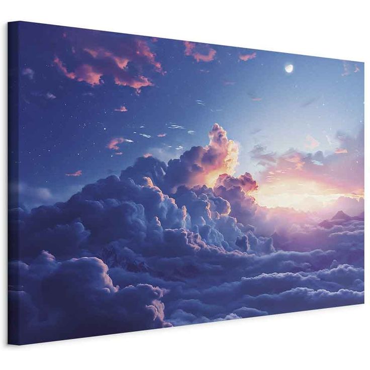 CONFIGURABLE PÄÄTUOTE - Taulu - Night Concert in the Mountains: Clouds Illuminated by the Last Rays of the Sun 99202