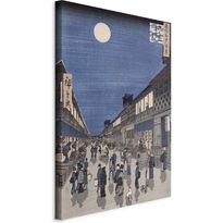 Taulu Artgeist Night time view of Saruwaka Street from &#039;Meisho Edo Hyakkei&#039; (One Hundred Views of Edo) (Utagawa Hiroshige), eri vaihtoehtoja