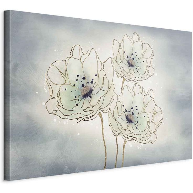 CONFIGURABLE PÄÄTUOTE - Taulu - Ocean Flowers (1 Part) Wide 07564