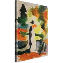Taulu Artgeist Paar im Park (August Macke), eri vaihtoehtoja