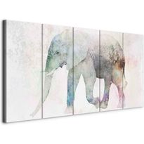 Taulu Artgeist Painted Elephant (5 Parts) Narrow, eri vaihtoehtoja