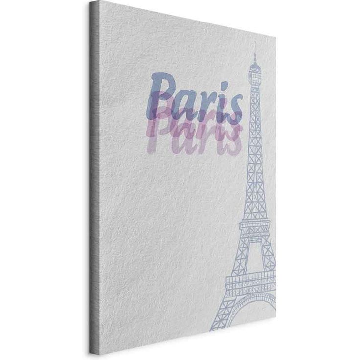 CONFIGURABLE PÄÄTUOTE - Taulu - Paris in Watercolours (1 Part) Vertical 76549