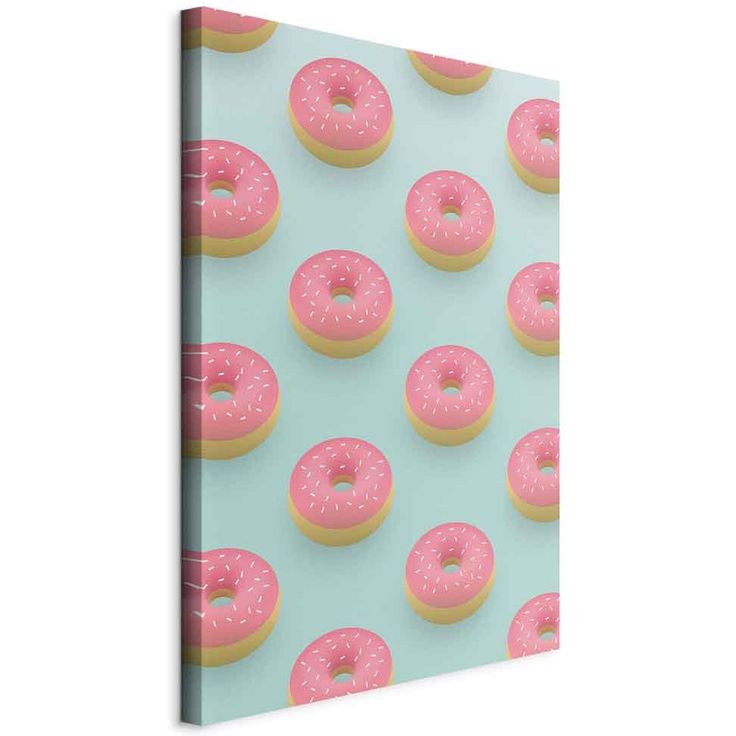 CONFIGURABLE PÄÄTUOTE - Taulu - Pastel Donuts (1 Part) Vertical 66486