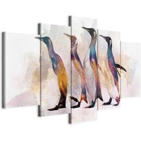 Taulu Artgeist Penguin Wandering (5 Parts) Wide, eri vaihtoehtoja