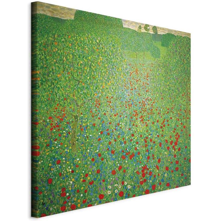 CONFIGURABLE PÄÄTUOTE - Taulu - Poppy Field (Gustav Klimt) 48019