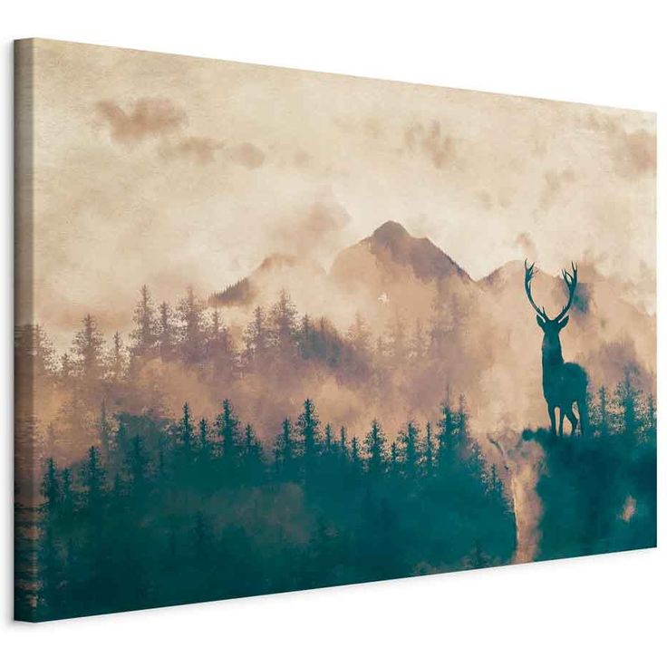 CONFIGURABLE PÄÄTUOTE - Taulu - Proud Deer (1 Part) Wide 67438