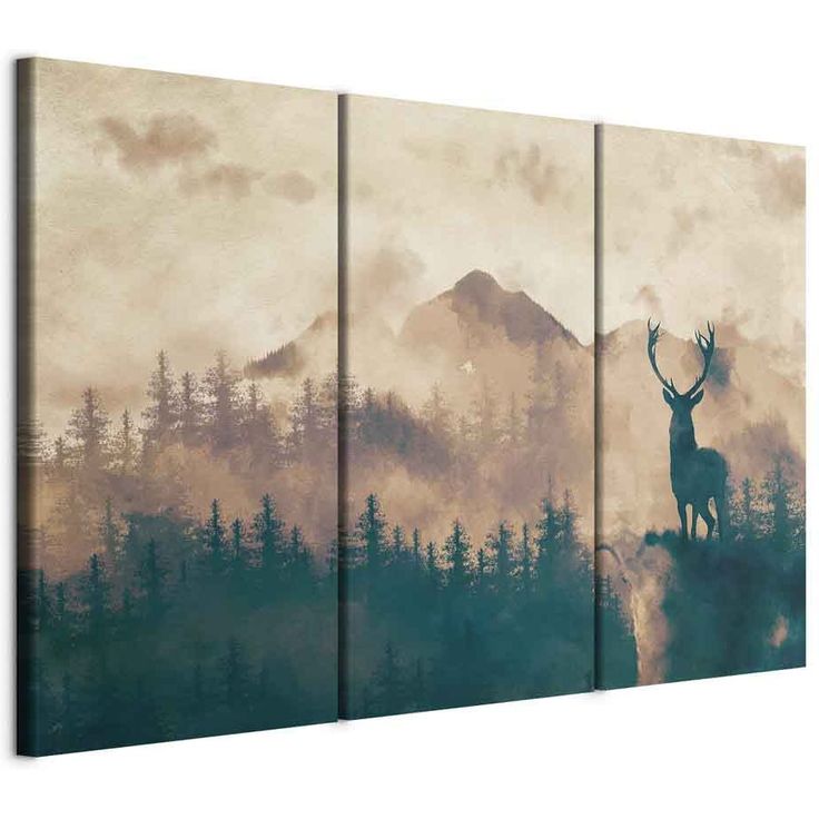 CONFIGURABLE PÄÄTUOTE - Taulu - Proud Deer (3 Parts) 24540