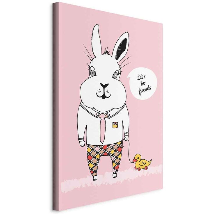CONFIGURABLE PÄÄTUOTE - Taulu - Rabbit's Friend (1 Part) Vertical 97179