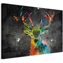 Taulu Artgeist Rainbow Deer (1 Part) Wide, eri vaihtoehtoja