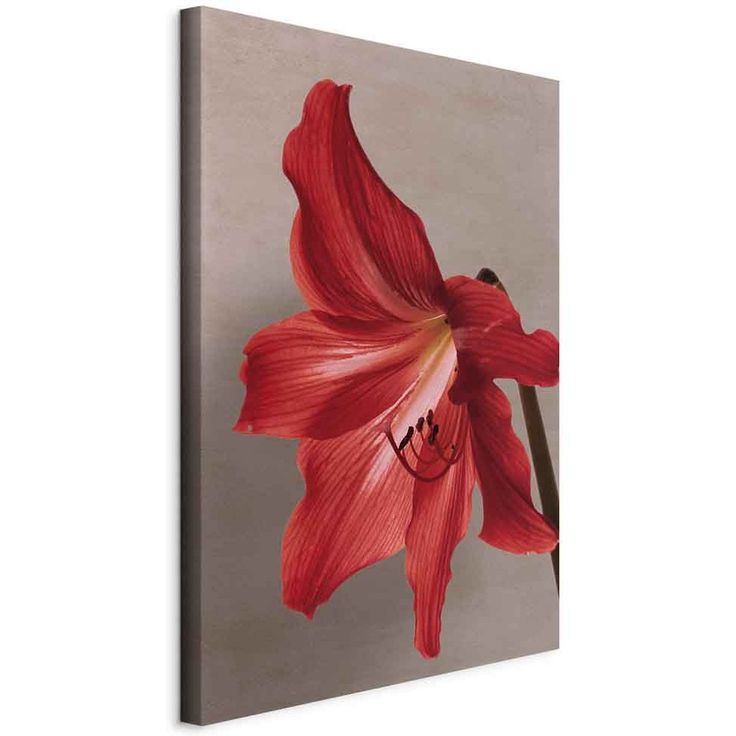 CONFIGURABLE PÄÄTUOTE - Taulu - Red Flower (1 Part) Vertical 89091