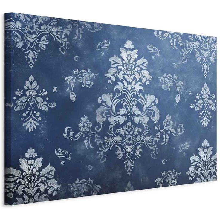 CONFIGURABLE PÄÄTUOTE - Taulu - Retro Ornament Decorative Motif in Worn Blues 83751