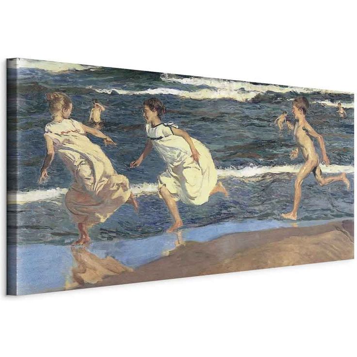 CONFIGURABLE PÄÄTUOTE - Taulu - Running along the Beach (Joaquín Sorolla y Bastida) 45179