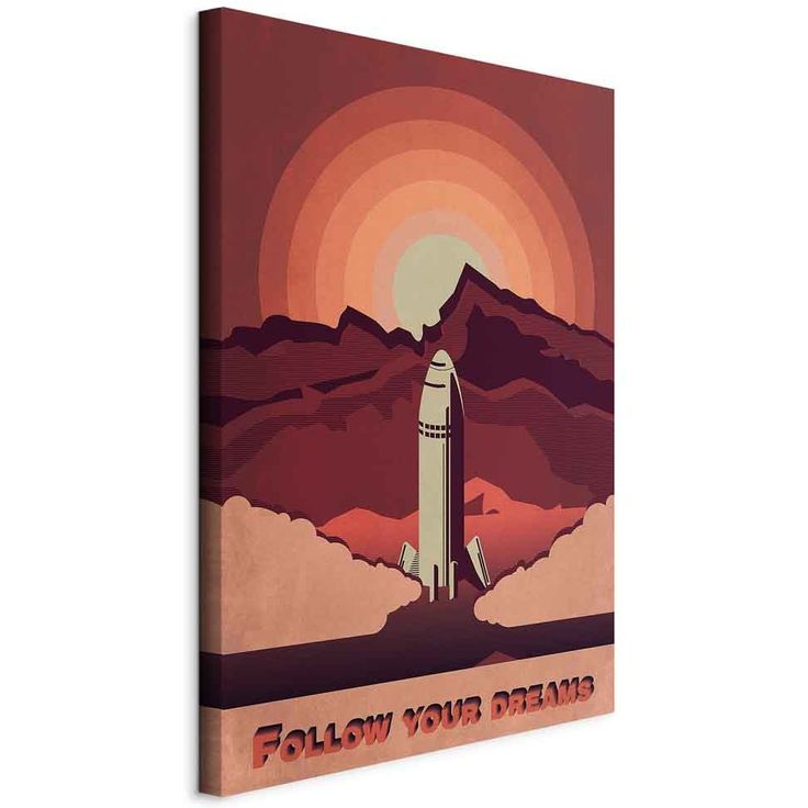 CONFIGURABLE PÄÄTUOTE - Taulu - Space Flight (1 Part) Vertical 37783