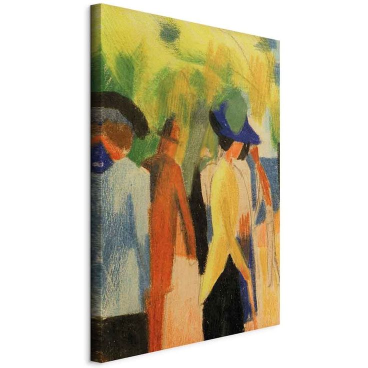 CONFIGURABLE PaaTUOTE - Taulu - Spazierganger unter Baumen (Spazierganger im Park) (August Macke) 44035
