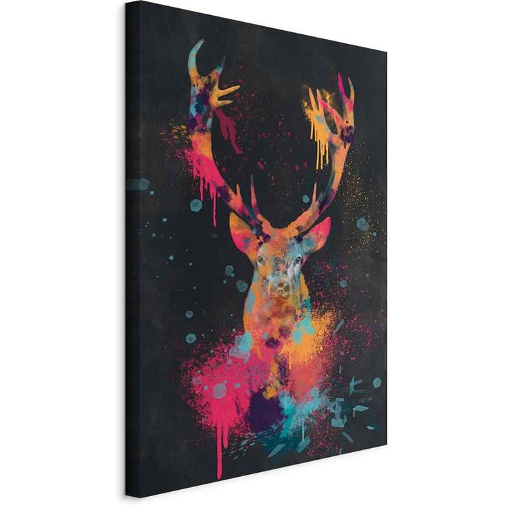 CONFIGURABLE PÄÄTUOTE - Taulu - Spectacular Deer (1 Part) Vertical 33405