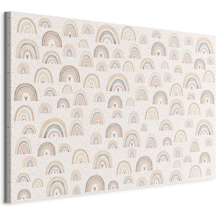CONFIGURABLE PÄÄTUOTE - Taulu - Spring - Pastel Rainbows with Hearts on a Rainy Day 38161