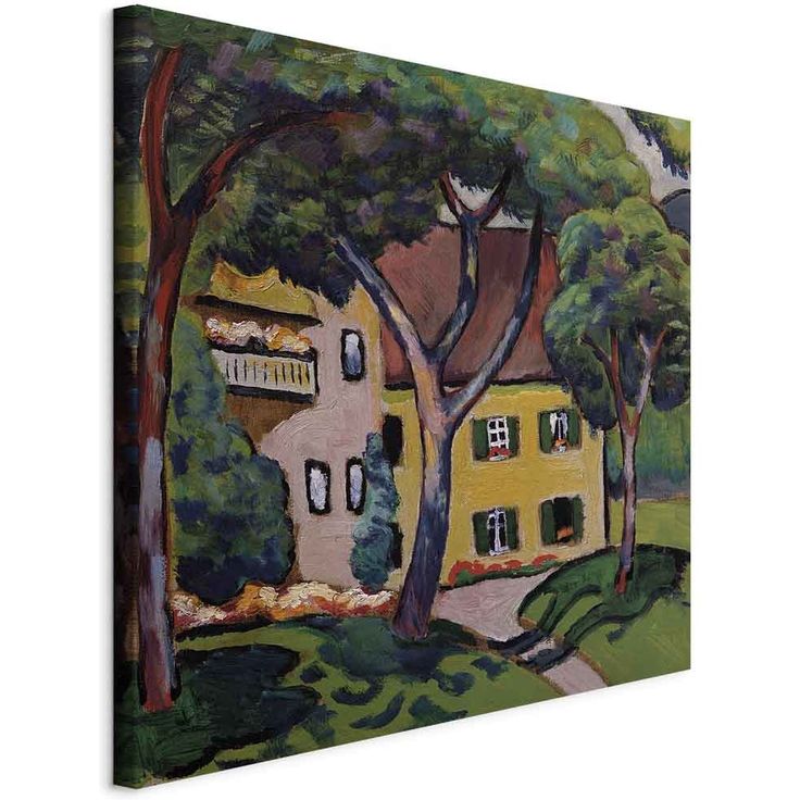 CONFIGURABLE PÄÄTUOTE - Taulu - Staudacherhaus in Tegernsee (August Macke) 44288
