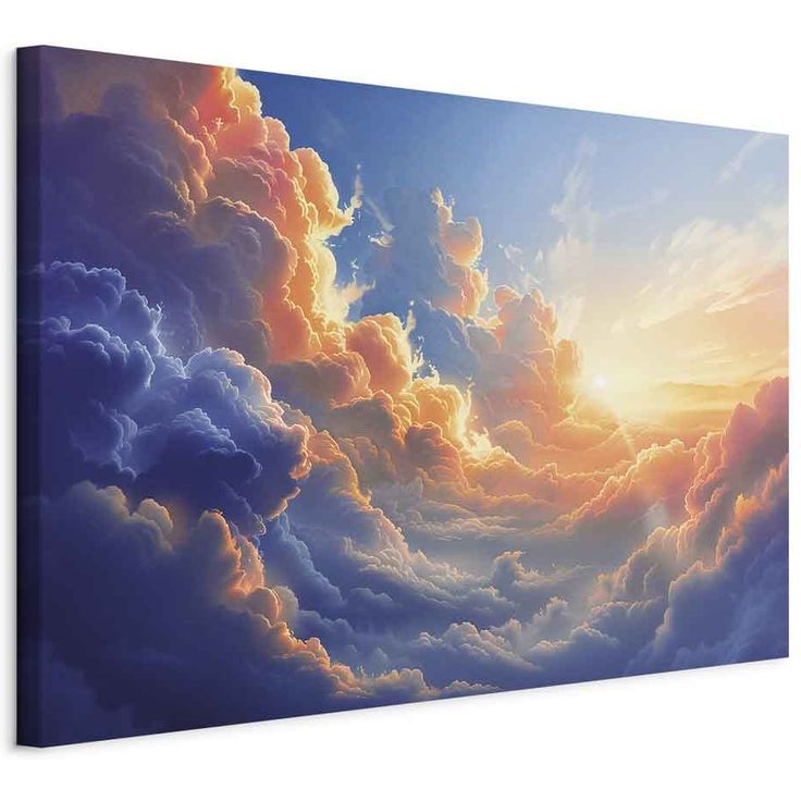 CONFIGURABLE PÄÄTUOTE - Taulu - Sunset Over a Cloudy Sea: A Wonderful Symphony of Colors 97499