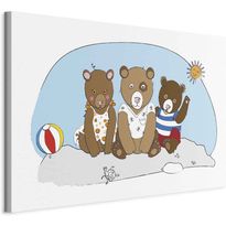 Taulu Artgeist Teddy Bears on the Beach (1 Part) Wide, eri vaihtoehtoja