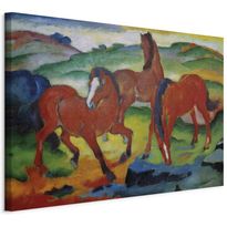 Taulu Artgeist The Red Horses (Grazing Horses IV) (Franz Marc), eri vaihtoehtoja