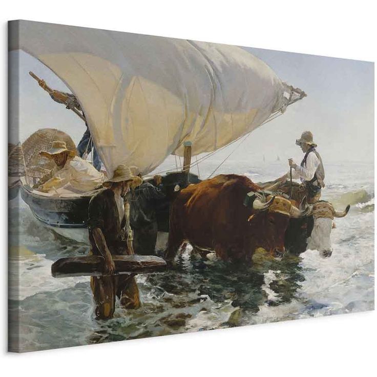 CONFIGURABLE PÄÄTUOTE - Taulu - The Return from Fishing (Joaquín Sorolla y Bastida) 47418