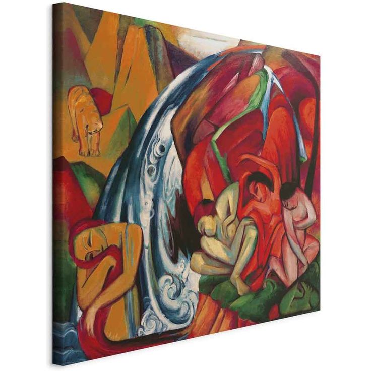 CONFIGURABLE PÄÄTUOTE - Taulu - The waterfall (Women under a waterfall) (Franz Marc) 42963