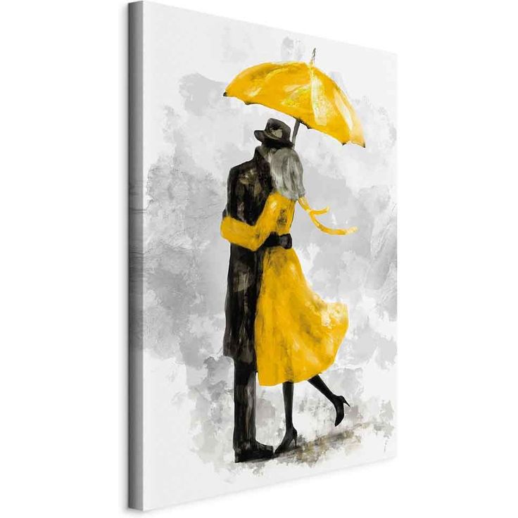 CONFIGURABLE PÄÄTUOTE - Taulu - Under Yellow Umbrella (1 Part) Vertical 91740