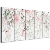 Taulu Artgeist Waterfall of Roses (5 Parts) Narrow - First Variant, eri vaihtoehtoja