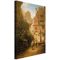 Taulu Artgeist Well-Wisher Presenting Flowers (Carl Spitzweg), eri vaihtoehtoja