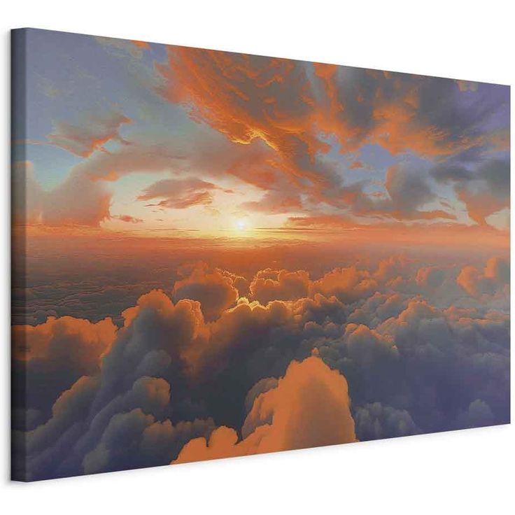 CONFIGURABLE PÄÄTUOTE - Taulu - When Dawn Tickles the Clouds: A Spectacle of Colors on the Morning Sky 00342