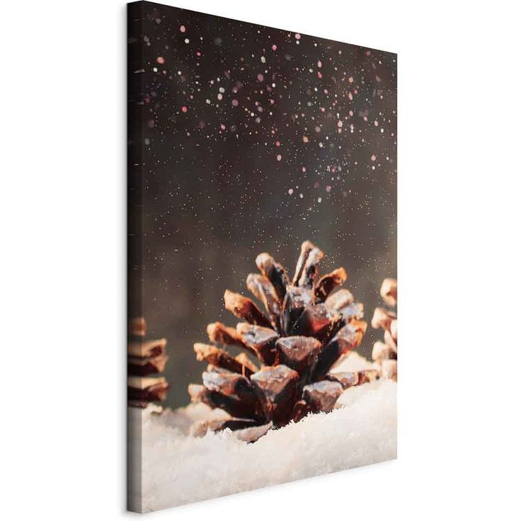 CONFIGURABLE PÄÄTUOTE - Taulu - Winter Pine Cone (1 Part) Vertical 76105