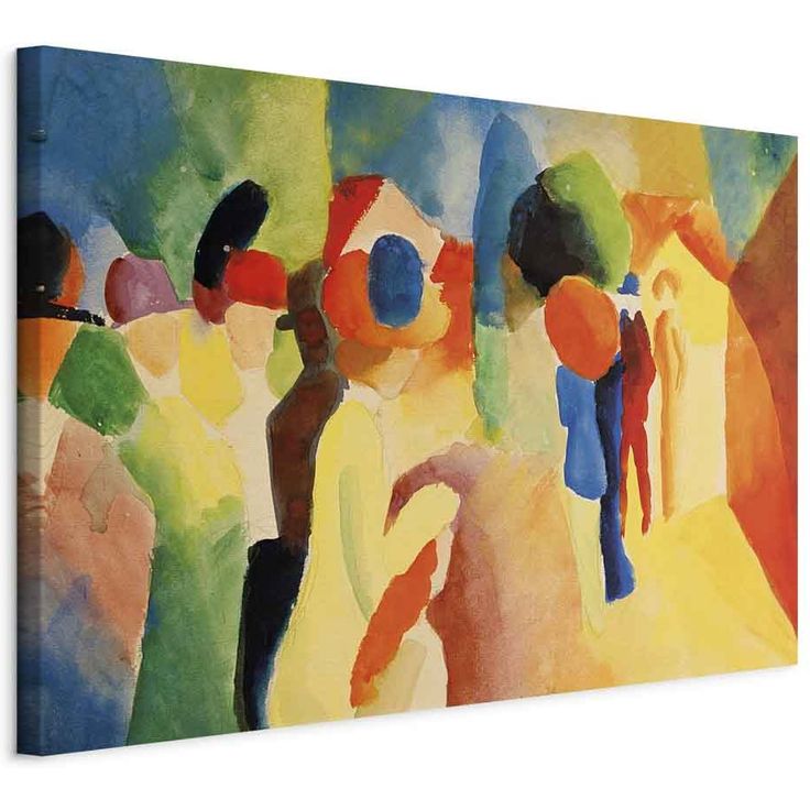 CONFIGURABLE PÄÄTUOTE - Taulu - With a Yellow Jacket (August Macke) 43304