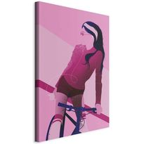 Taulu Artgeist Woman on Bicycle (1 Part) Vertical, eri vaihtoehtoja