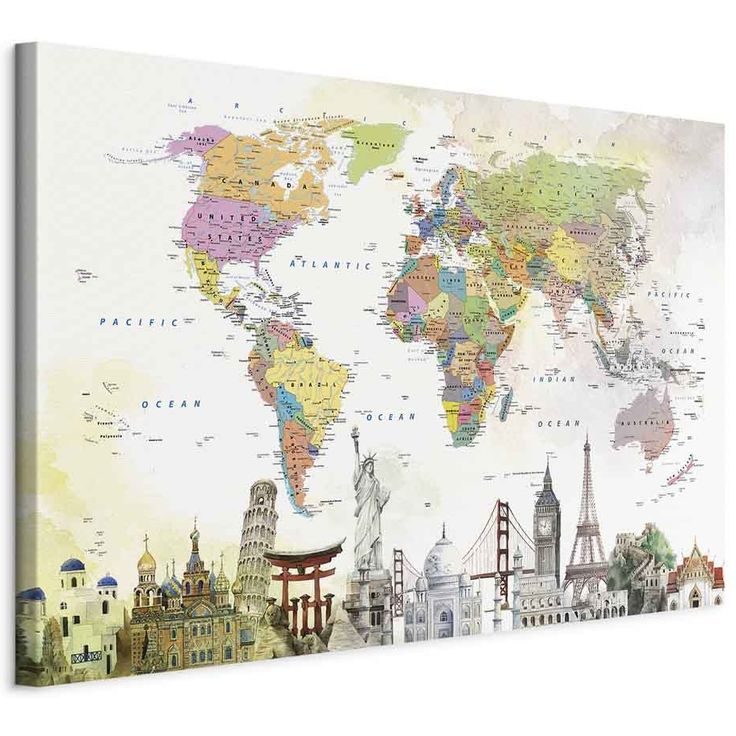 CONFIGURABLE PÄÄTUOTE - Taulu - Wonders of the World (1 Part) Wide 16375