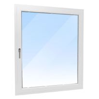 PVC-ikkuna Arutech Gealan Linear, 1-puite, 3K, valkoinen, mittatilaus