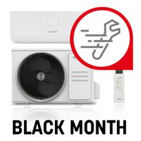 Ilmalämpöpumppu jäähdytyskäyttöön Bosch Climate 3000i W 35 E, 3.5kW + ilmalämpöpumpun perusasennus