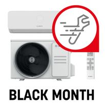 Ilmalämpöpumppu Bosch Climate 5100i-Set 25 HE, valkoinen + ilmalämpöpumpun perusasennus