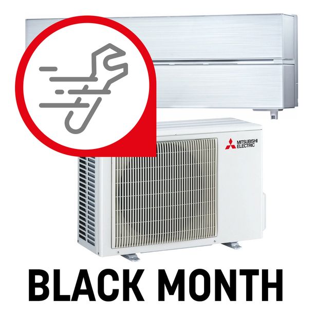 Ilmalämpöpumppu Mitsubishi Electric LN25 HERO 2.0, valkoinen + ilmalämpöpumpun perusasennus