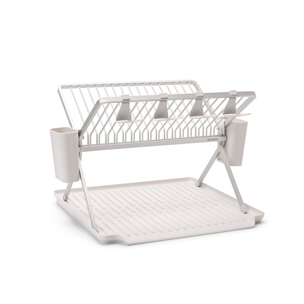 Astiankuivausteline Brabantia SinkSide, 43.5x42.8cm, kokoontaittuva, vaaleanharmaa