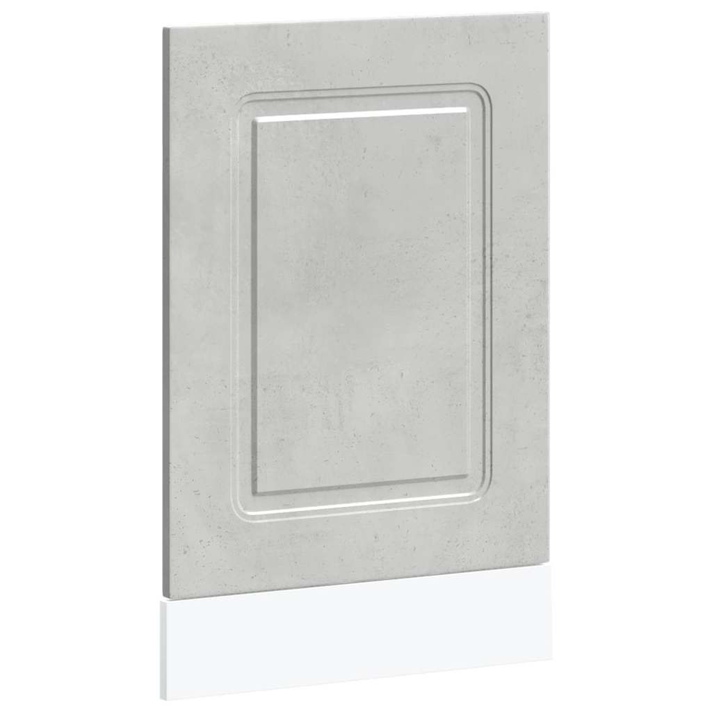 Astianpesukoneen paneeli Kalmar betonin harmaa 45x1,5x67 cm (53651)