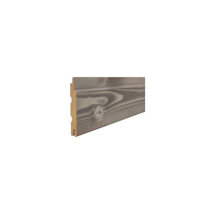 Sisustus-/saunapaneeli Aureskoski Aure STP, 15x95x2400mm, HVS, KD, kuusi, saunasuojattu, harjattu savi