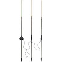 Aurinkokennokoristevalaisin Star Trading Bubbly, 83cm, 3-osainen, moniväri