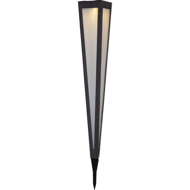 Aurinkokennovalaisin Star Trading Pyramis Ø10cm musta