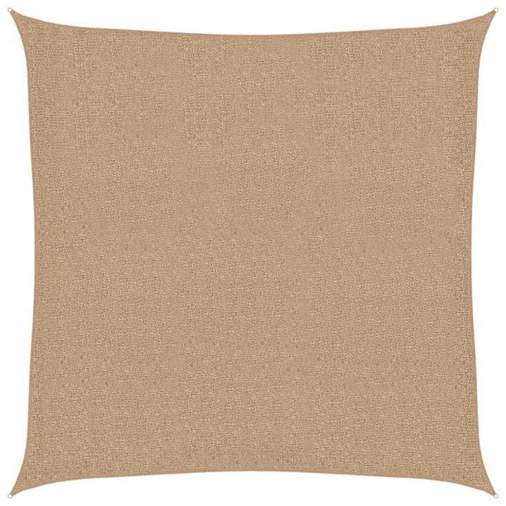 Aurinkopurje 160 g/m² harmaanruskea 4,5x4,5 m HDPE (11387)