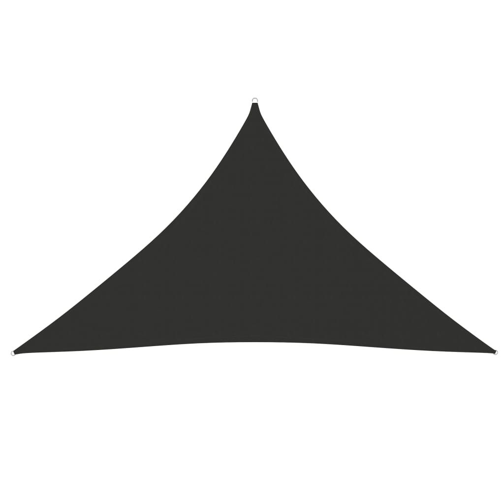 Aurinkopurje Oxford-kangas kolmio 2,5x2,5x3,5 m antrasiitti