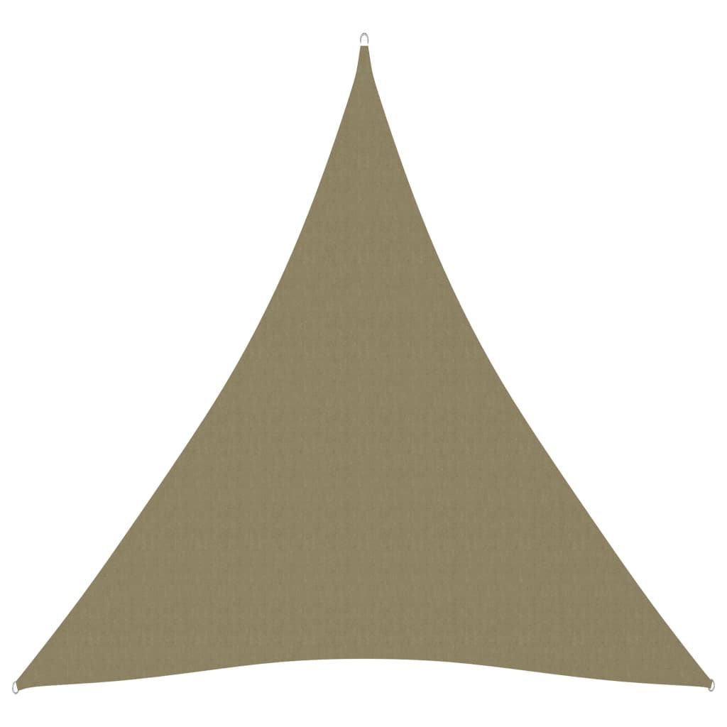Aurinkopurje Oxford-kangas kolmio 5x6x6 m beige