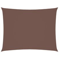 Aurinkopurje Oxford-kangas suorakaide 2,5x3,5 m ruskea (35811)