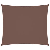 Aurinkopurje Oxford-kangas suorakaide 2x2,5 m ruskea (35804)